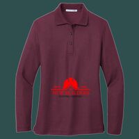 Women's Silk Touch Long Sleeve Polo Thumbnail