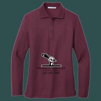 Women's Silk Touch Long Sleeve Polo Thumbnail