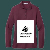 Women's Silk Touch Long Sleeve Polo Thumbnail