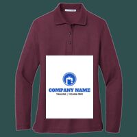 Women's Silk Touch Long Sleeve Polo Thumbnail