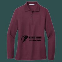 Women's Silk Touch Long Sleeve Polo Thumbnail