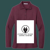 Women's Silk Touch Long Sleeve Polo Thumbnail