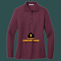 Women's Silk Touch Long Sleeve Polo Thumbnail