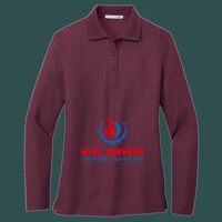 Women's Silk Touch Long Sleeve Polo Thumbnail