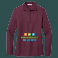 Women's Silk Touch Long Sleeve Polo Thumbnail