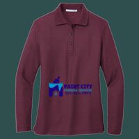 Women's Silk Touch Long Sleeve Polo Thumbnail