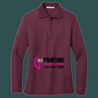 Women's Silk Touch Long Sleeve Polo Thumbnail