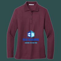 Women's Silk Touch Long Sleeve Polo Thumbnail