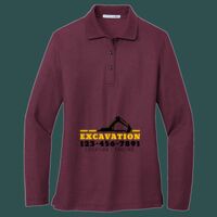 Women's Silk Touch Long Sleeve Polo Thumbnail