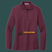 Women's Silk Touch Long Sleeve Polo Thumbnail