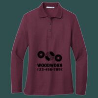 Women's Silk Touch Long Sleeve Polo Thumbnail