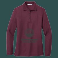Women's Silk Touch Long Sleeve Polo Thumbnail