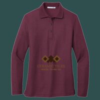 Women's Silk Touch Long Sleeve Polo Thumbnail