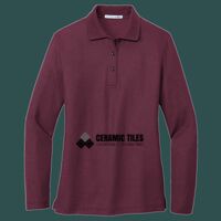 Women's Silk Touch Long Sleeve Polo Thumbnail