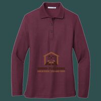 Women's Silk Touch Long Sleeve Polo Thumbnail