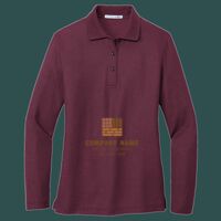 Women's Silk Touch Long Sleeve Polo Thumbnail