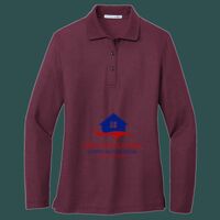Women's Silk Touch Long Sleeve Polo Thumbnail
