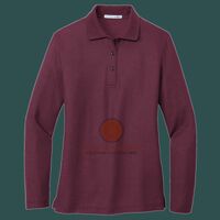 Women's Silk Touch Long Sleeve Polo Thumbnail