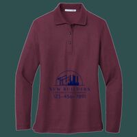 Women's Silk Touch Long Sleeve Polo Thumbnail