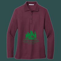 Women's Silk Touch Long Sleeve Polo Thumbnail