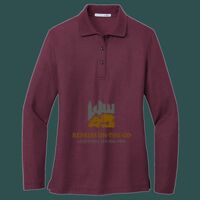 Women's Silk Touch Long Sleeve Polo Thumbnail