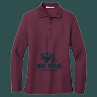 Women's Silk Touch Long Sleeve Polo Thumbnail