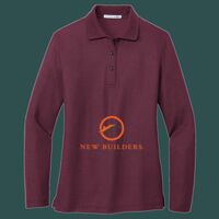 Women's Silk Touch Long Sleeve Polo Thumbnail