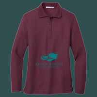 Women's Silk Touch Long Sleeve Polo Thumbnail