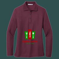 Women's Silk Touch Long Sleeve Polo Thumbnail