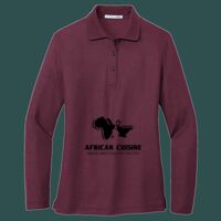 Women's Silk Touch Long Sleeve Polo Thumbnail