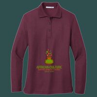 Women's Silk Touch Long Sleeve Polo Thumbnail