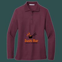 Women's Silk Touch Long Sleeve Polo Thumbnail