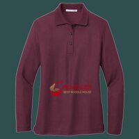 Women's Silk Touch Long Sleeve Polo Thumbnail