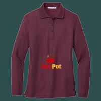 Women's Silk Touch Long Sleeve Polo Thumbnail