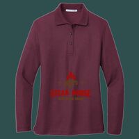 Women's Silk Touch Long Sleeve Polo Thumbnail