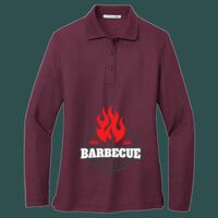 Women's Silk Touch Long Sleeve Polo Thumbnail