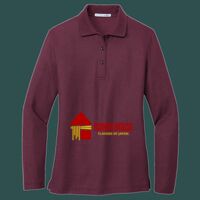 Women's Silk Touch Long Sleeve Polo Thumbnail