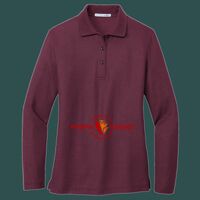 Women's Silk Touch Long Sleeve Polo Thumbnail
