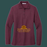 Women's Silk Touch Long Sleeve Polo Thumbnail