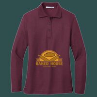 Women's Silk Touch Long Sleeve Polo Thumbnail