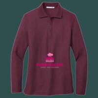 Women's Silk Touch Long Sleeve Polo Thumbnail