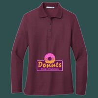 Women's Silk Touch Long Sleeve Polo Thumbnail