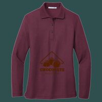 Women's Silk Touch Long Sleeve Polo Thumbnail