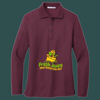 Women's Silk Touch Long Sleeve Polo Thumbnail