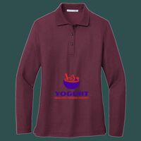 Women's Silk Touch Long Sleeve Polo Thumbnail