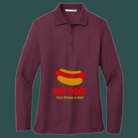 Women's Silk Touch Long Sleeve Polo Thumbnail