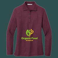 Women's Silk Touch Long Sleeve Polo Thumbnail
