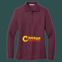 Women's Silk Touch Long Sleeve Polo Thumbnail