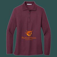 Women's Silk Touch Long Sleeve Polo Thumbnail