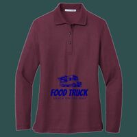 Women's Silk Touch Long Sleeve Polo Thumbnail